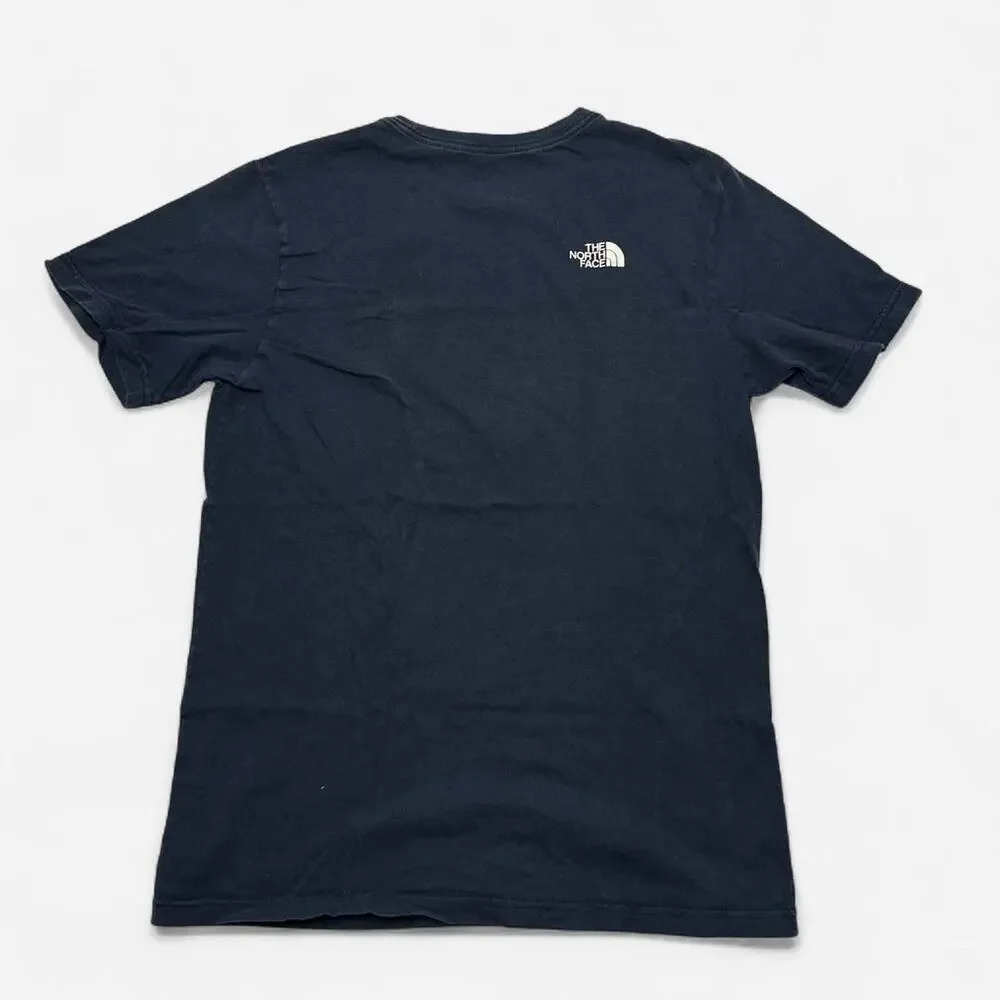 The North Face navy graphic tee slim fit men’s M